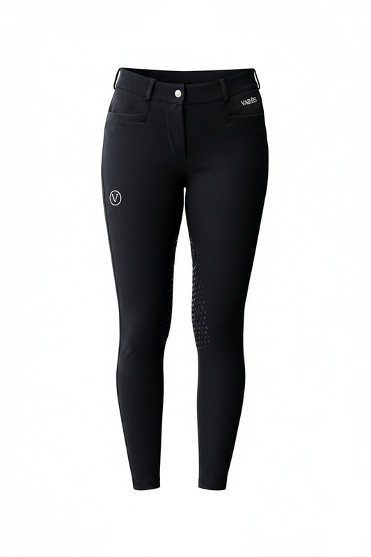 Varès Reithose Knie Grip black