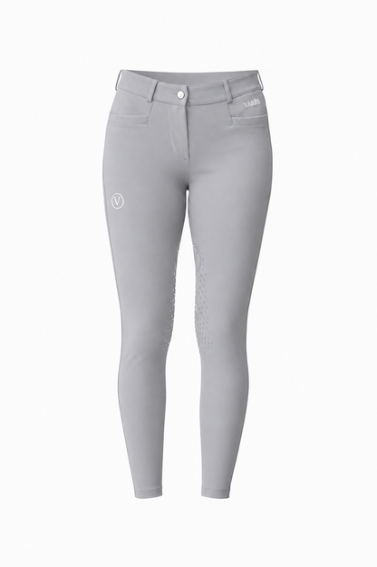 Varès Reithose Knie Grip grey