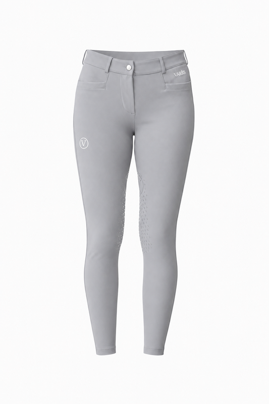 Varès Reithose Knie Grip grey