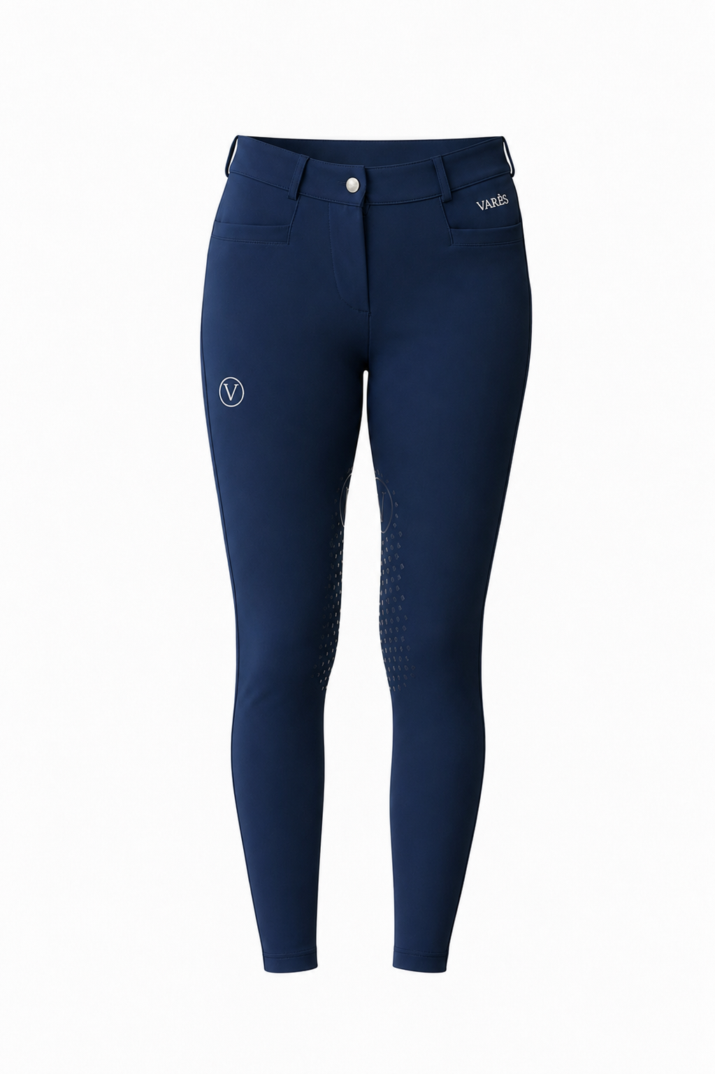 Varès Reithose Knie Grip navy